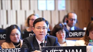 Ngo Le Van, viceministro de Relaciones Exteriores de Vietnam, en el evento. (Fotografía: VNA)