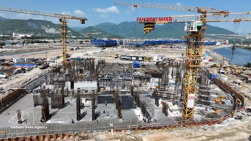 Un nuevo proyecto de desarrollo urbano en el barrio de Nam Nha Trang, provincia de Khanh Hoa. (Foto: VNA)