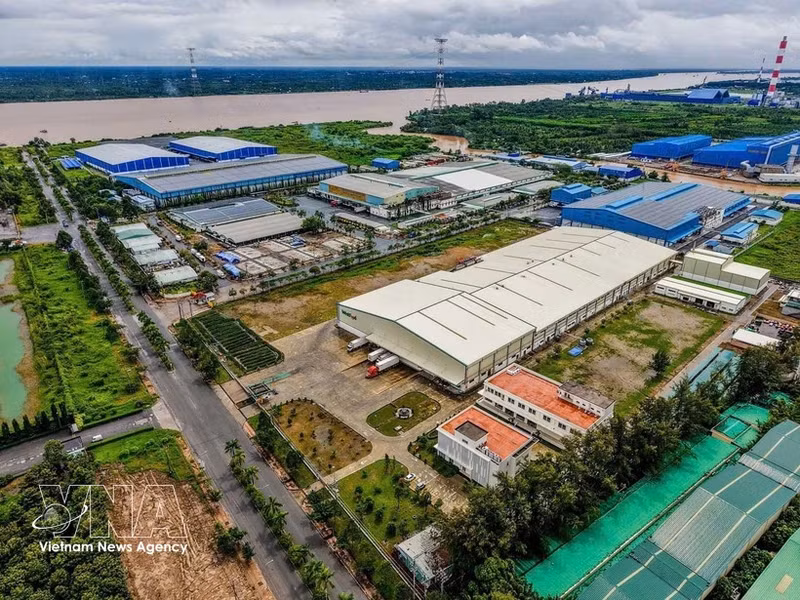 Fábrica de la empresa WestFood Hau Giang en el Parque Industrial Nam Song Hau – Fase 1, Ciudad de Can Tho. (Foto: VNA)