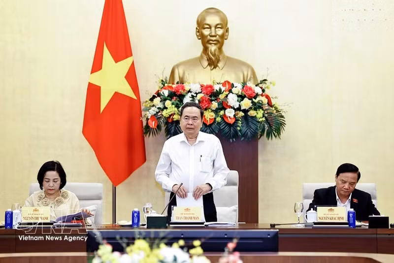 El presidente de la Asamblea Nacional de Vietnam, Tran Thanh Man. (Foto: VNA)