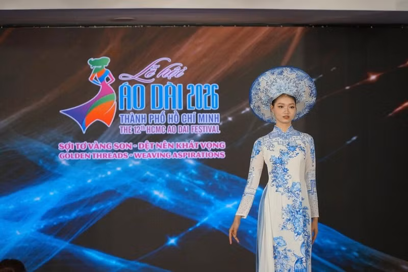 Ciudad Ho Chi Minh celebrará este mes la 12.ª edición del Festival del Ao dai. (Foto: VNA)