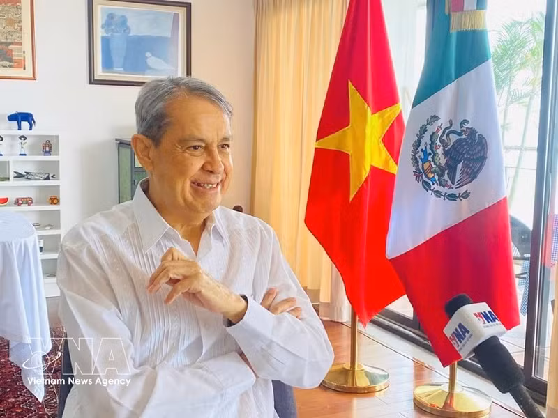El embajador de México en Vietnam, Alejandro Negrín Muñoz. (Foto: VNA)