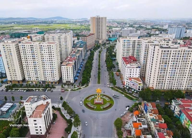 Una vista del barrio de Vo Cuong, provincia de Bac Ninh. (Foto: VNA)