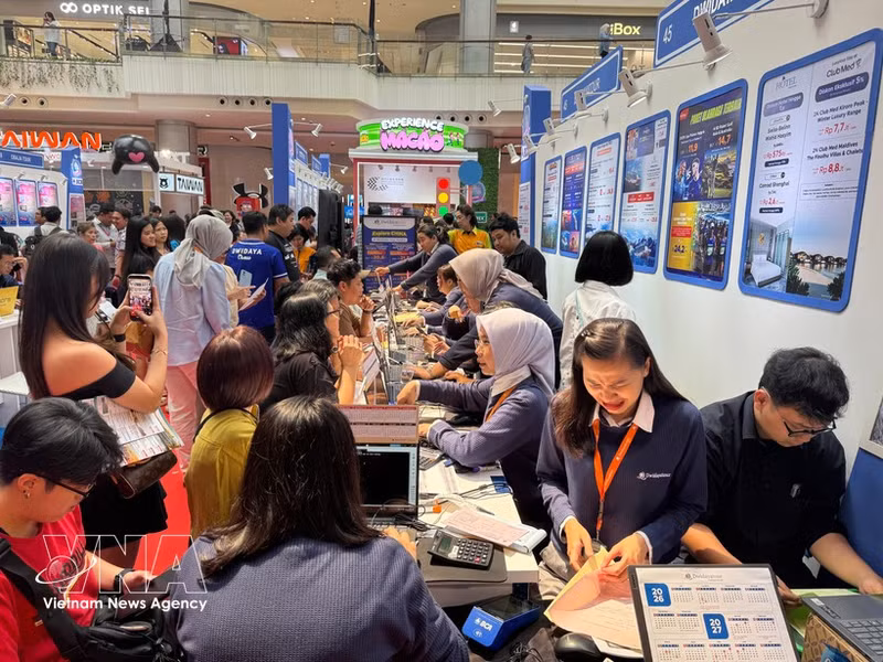 Vietnam atrae la atención en Feria de Turismo ASTINDO 2026 en Indonesia. (Foto: VNA)
