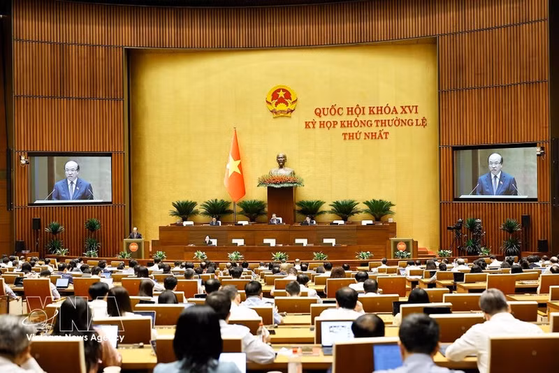 Parlamento de Vietnam incorpora tres contenidos a agenda de su primera reunión extraordinaria. (Foto: VNA)