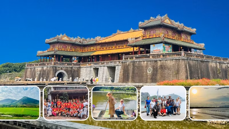Fotos de turistas latinoamericanos durante sus viajes por Vietnam y paisajes de algunos destinos del país. (Fuente: Nhan Dan, colaboradores y turistas)