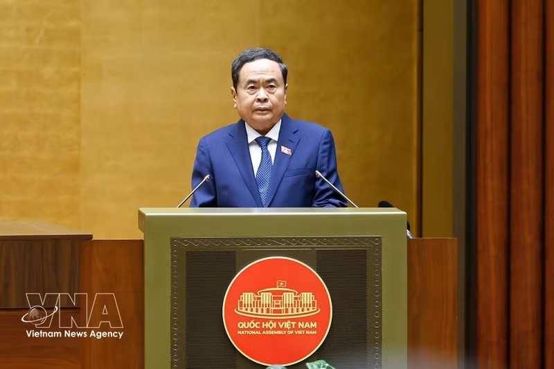El presidente de la Asamblea Nacional, Tran Thanh Man. (Foto: VNA)