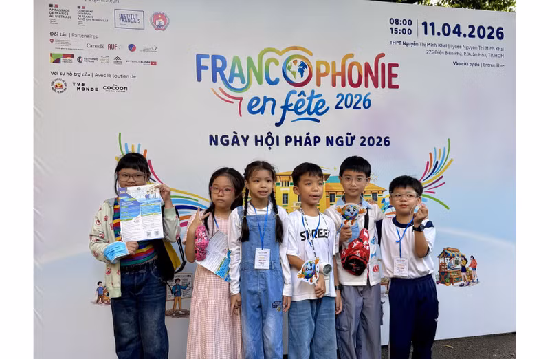 Los niños en el evento. (Foto: VNA)