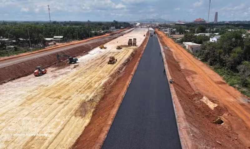 El sector de construcción es uno de los pilares de la economía. (Foto: VNA)