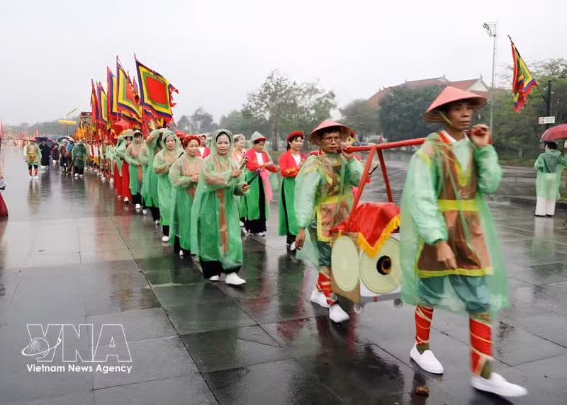 La actividad rinde homenaje a los Reyes Hung y a las generaciones fundadoras de la nación, en el marco de las celebraciones conmemorativas de 2026. (Foto: VNA)
