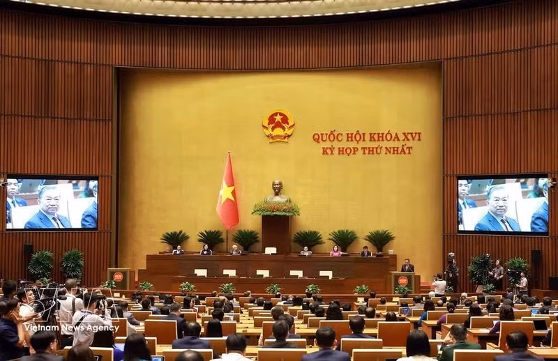En el primer período de sesiones de la Asamblea Nacional. (Foto: VNA)