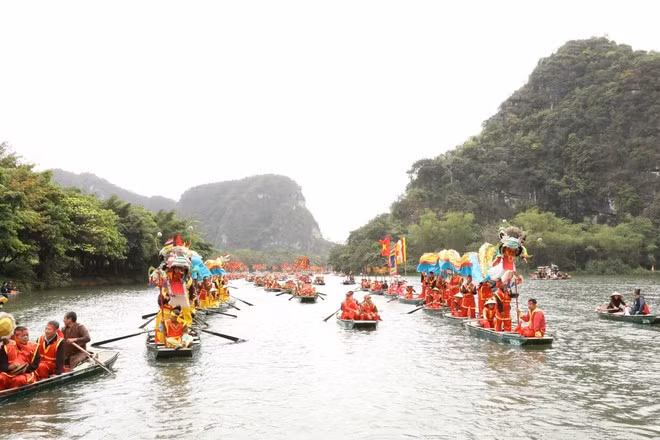 El Complejo Paisajístico de Trang An, reconocido como Patrimonio Cultural y Natural de la Humanidad por la Unesco desde 2014. (Foto: VNA)