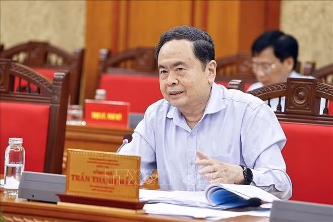 El titular de la Asamblea Nacional, Tran Thanh Man. (Foto: VNA)