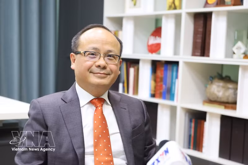 El presidente de la Unión de Organizaciones de Vietnamitas en Rusia, doctor Do Xuan Hoang. (Foto: VNA)
