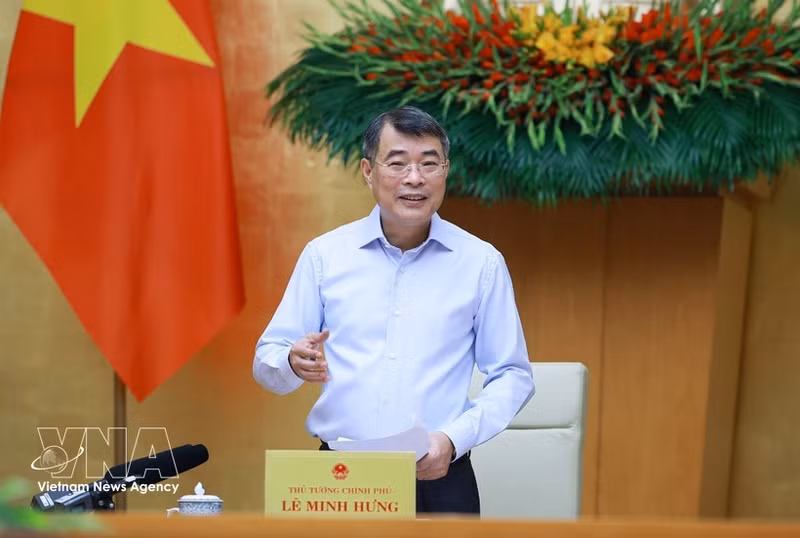 El primer ministro de Vietnam, Le Minh Hung, en el evento. (Foto: VNA)