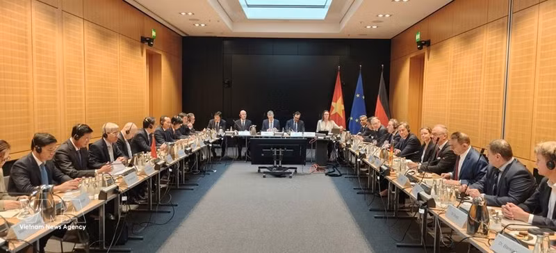 En la cita. (Foto: VNA)
