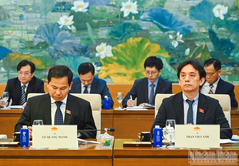 Delegados vietnamitas al encuentro. (Foto: DUY LINH)