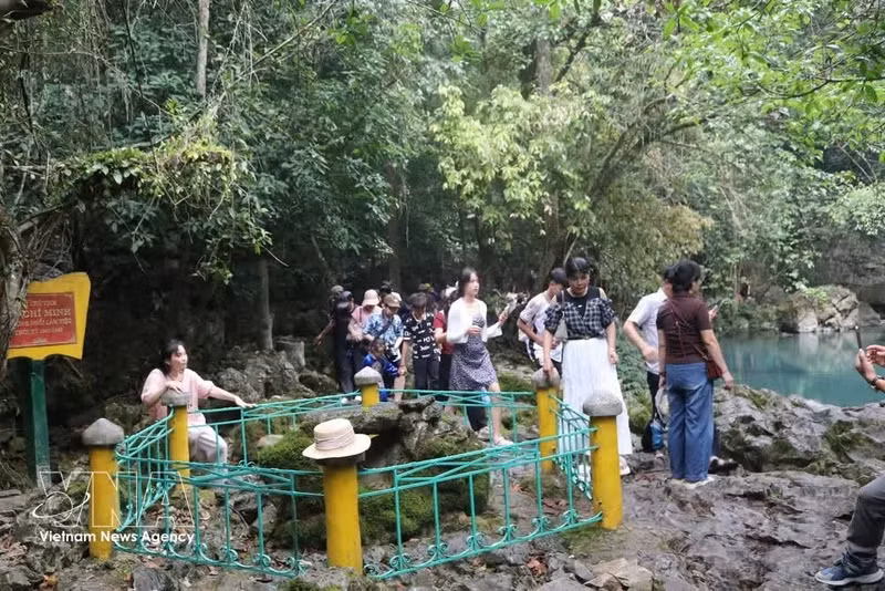 En el Área del Monumento Nacional Especial Pac Bo. (Foto: VNA)