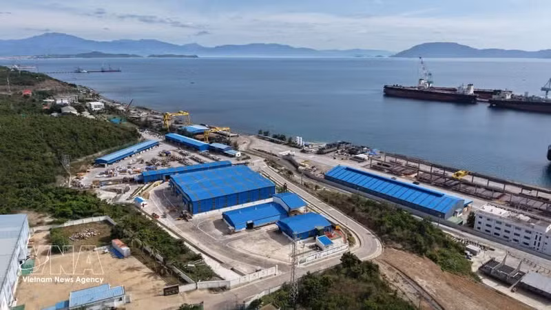 El parque industrial de Van Phong en la provincia de Khanh Hoa. (Foto: VNA)