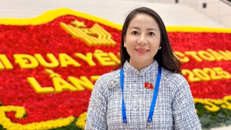 Ta Thuy Lien, jefa del Comité de Enlace de la Asociación de Vietnamitas en Singapur. 