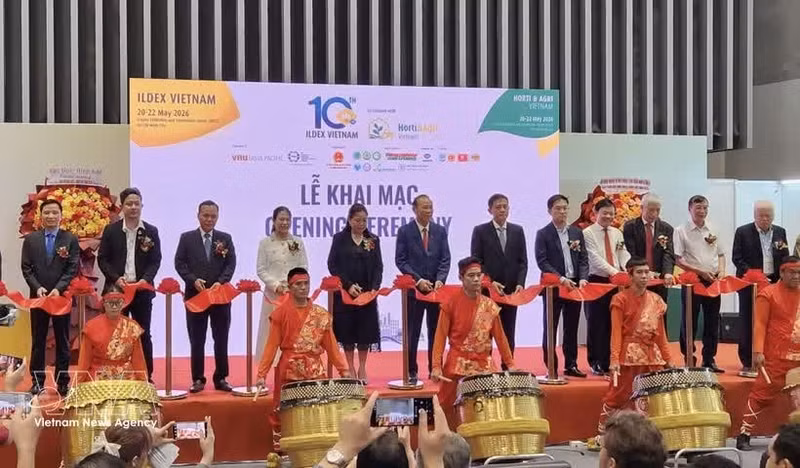 En la ceremonia de inauguración. (Foto: VNA)