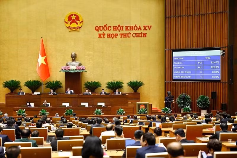 En el noveno período de sesiones de la Asamblea Nacional de la XV Legislatura. (Foto: VNA)