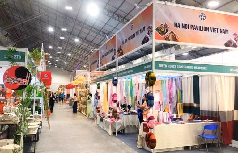 Un stand de Hanói.