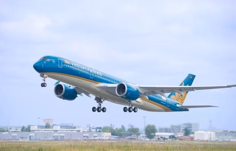 El avión de la aerolínea Vietnam Airlines. (Foto: VNA)