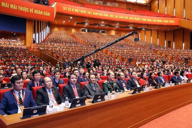En el XIV Congreso Nacional del PCV. (Foto: VNA)