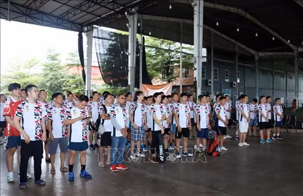 Participantes en el torneo (Fotografía: VNA)