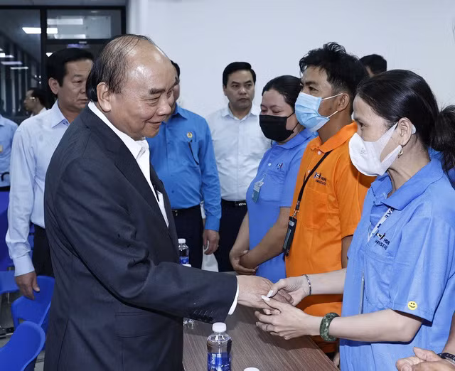 El presidente vietnamita, Nguyen Xuan Phuc, en el evento (Fotografía: VTV)