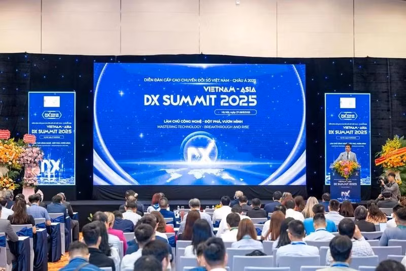 El panorama de la Cumbre de Transformación Digital Vietnam – Asia 2025. (Foto: VNA)