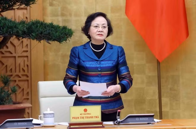 La ministra de Interior, Pham Thi Thanh Tra. (Foto: VNA)