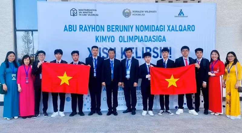 Vietnam ocupa primer lugar en Olimpiada Internacional de Química Abu Reikhan Beruniy (Fotografía: VNA)