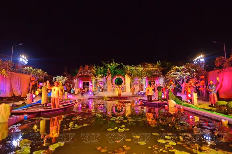 El espectáculo "Hoi An - la temporada de la seda".
