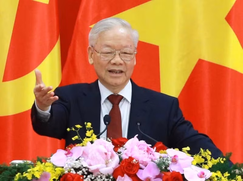 El secretario general del Partido Comunista de Vietnam, Nguyen Phu Trong. (Foto: VNA)