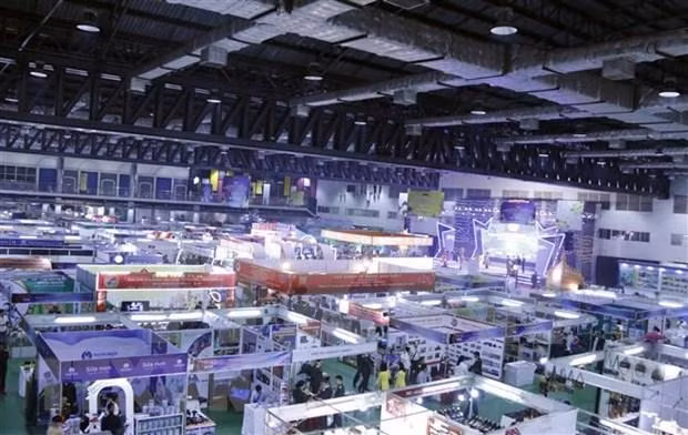 La feria comercial Vietnam-Laos (Fotografía: VNA)