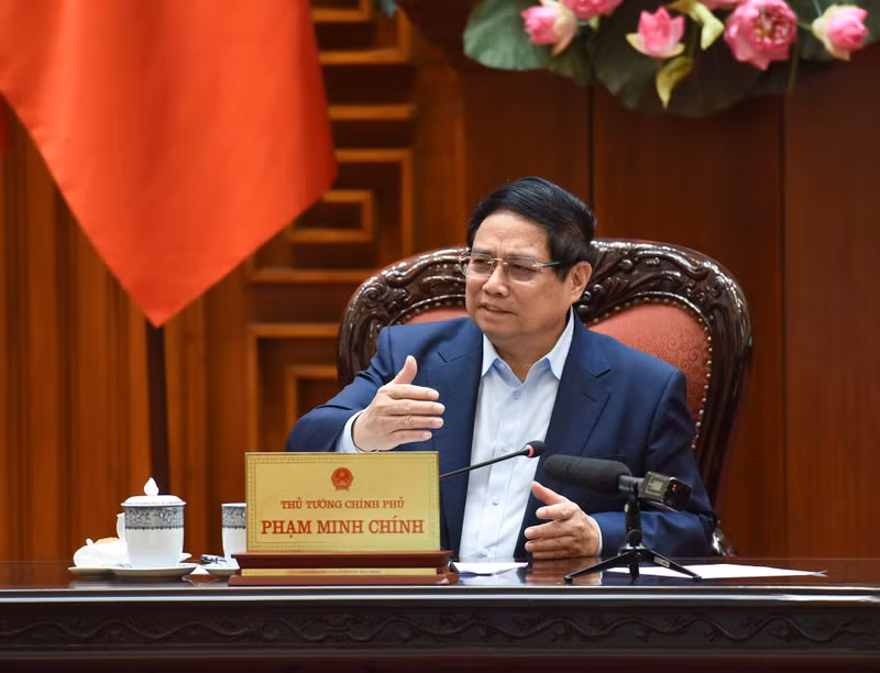 El primer ministro de Vietnam, Pham Minh Chinh, en el evento. (Foto: Nhan Dan)