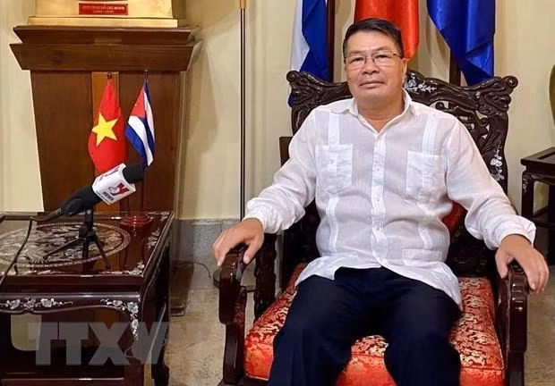El embajador de Vietnam en Cuba, Le Thanh Tung. (Fotografía: VNA)