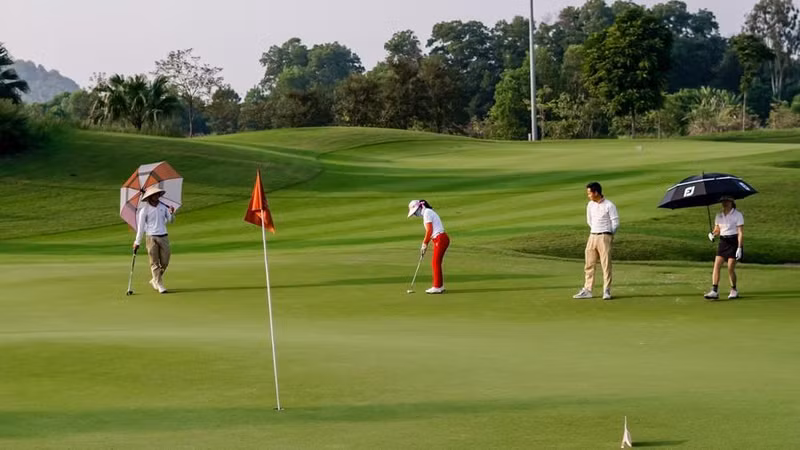Campo de golf Legend Hill en el distrito de Soc Son, Hanói. (Fotografía: hanoimoi.com.vn)