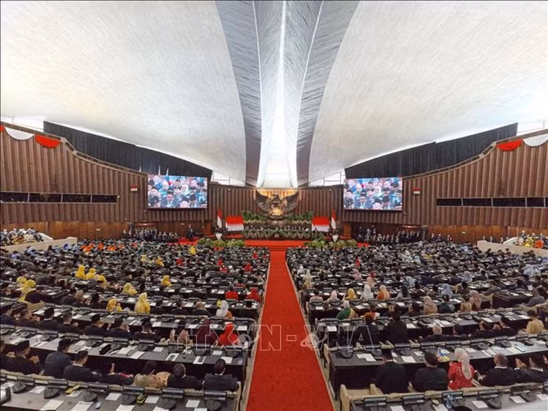 Panorama de la ceremonia.
