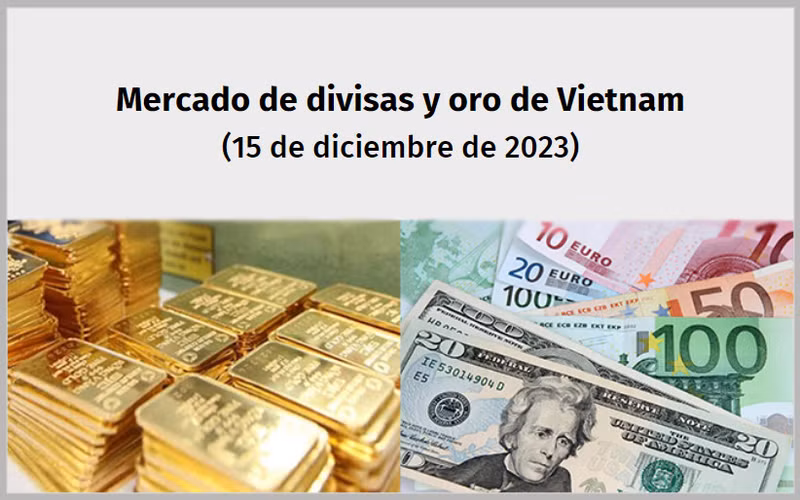 Infografía: Mercado de divisas y oro de Vietnam - 15 de diciembre de 2023