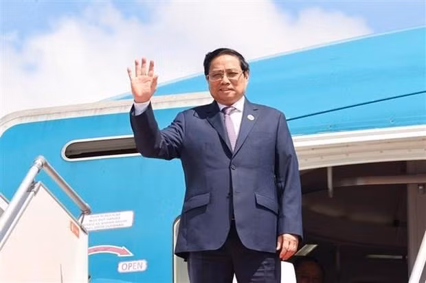El primer ministro Pham Minh Chinh (Fotografía: VNA)