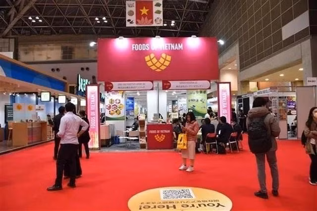 El pabellón de Vietnam en el Foodex Japan 2025 (Foto: VNA)