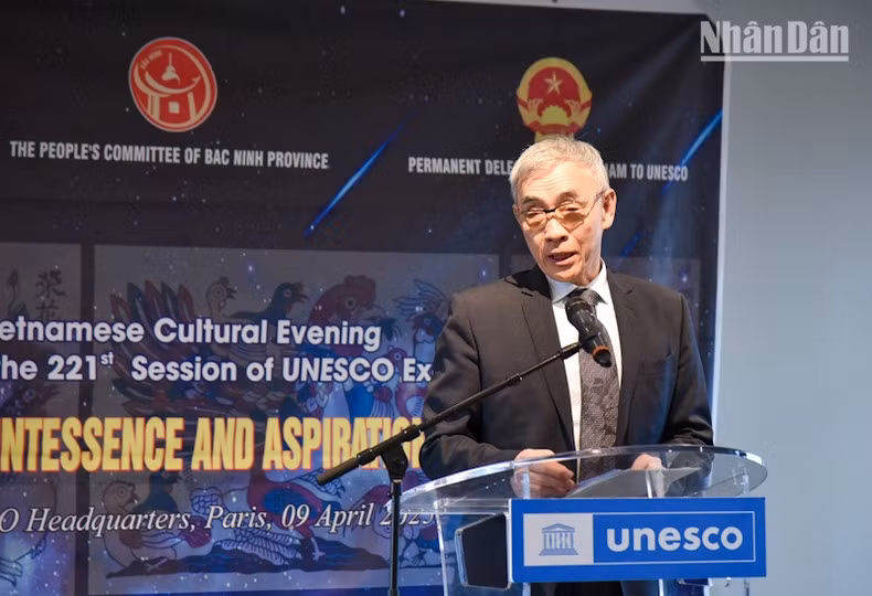 El director general adjunto de la Unesco, Xing Qu, habla en el evento. El director general adjunto de la Unesco, Xing Qu, habla en el evento.