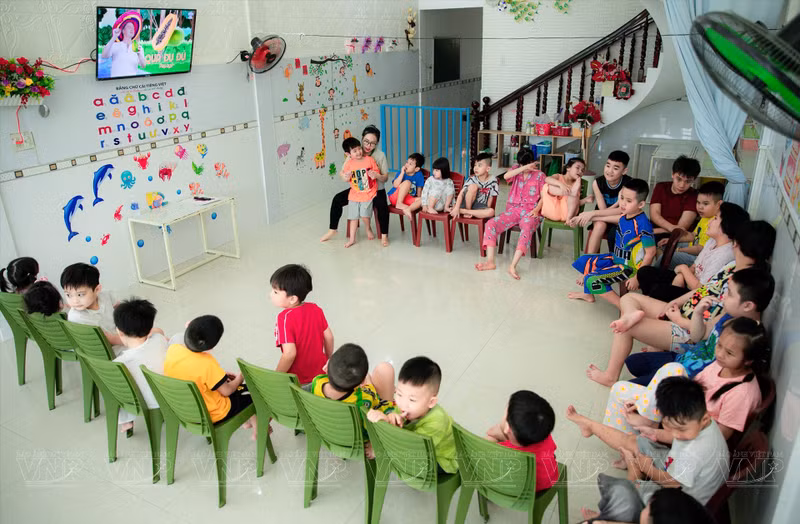 Fundado hace ocho años, el centro ha ayudado a más de 20 niños a desarrollarse normalmente e integrarse en la comunidad. (Foto: VNA)
