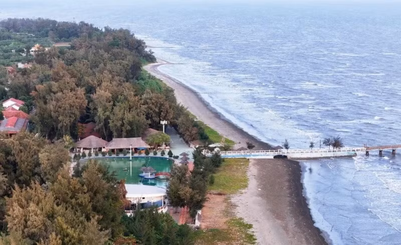 Zona turística en la playa de Can Gio (Foto: VNA)