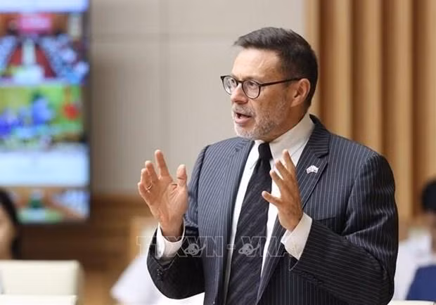 El embajador de Australia en Vietnam, Andrew Goledznowski. (Fotografía:VNA)