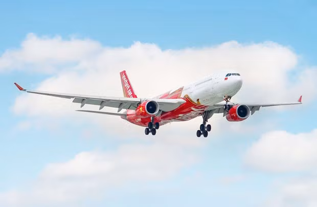 Un avión de Vietjet (Fotografía: Vietjet)
