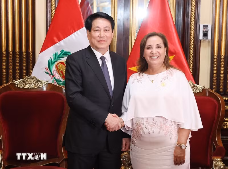 Luong Cuong y Boluarte Zegarra.